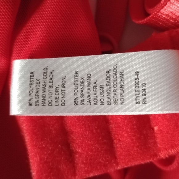 Marilyn Monroe Red Lace Babydoll Chemise Nighti Lingerie, Size: L - Picture 6 of 7